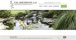 Desktop Screenshot of e-m-deichmann.dk