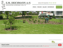 Tablet Screenshot of e-m-deichmann.dk